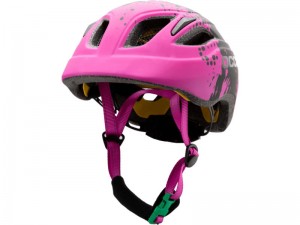 کلاه دوچرخه سواری میپس دار سفید بنفش  occano mips junior