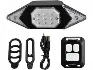 چراغ عقب دوچرخه راهنما دار وایرلس مدل LY-6700