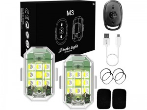 چراغ عقب دوچرخه چند کاره ریموت دار M3