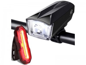 چراغ جلو و عقب دوچرخه ضد آب شارژی OMERIL