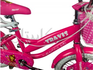 عکس از بغل دوچرخه دخترانه سایز 16 مدل Travis Girl bike