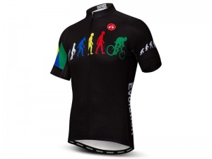 تی شرت آستین کوتاه دوچرخه سواری Skull Bike