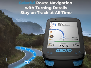 کامپیوتر دوچرخه GEOID CC600 – هوشمند، رنگی، تمام امکانات GPS