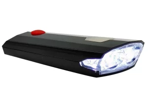 چراغ جلوی دوچرخه مدل شارژی آژیر دار 250 لومن