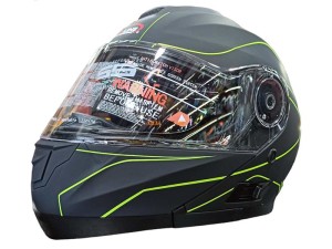 کلاه کاسکت فک متحرک ردلاین مدل 937 رنگ مشکی مات