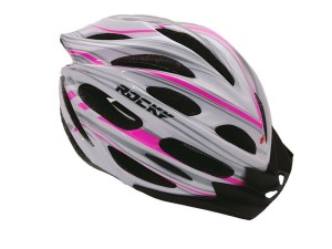 کلاه دوچرخه سواری راکی مدل اچ بی 31 سفید صورتی Rocky Bicycle Helmet HB31 M 58-61cm Pink White