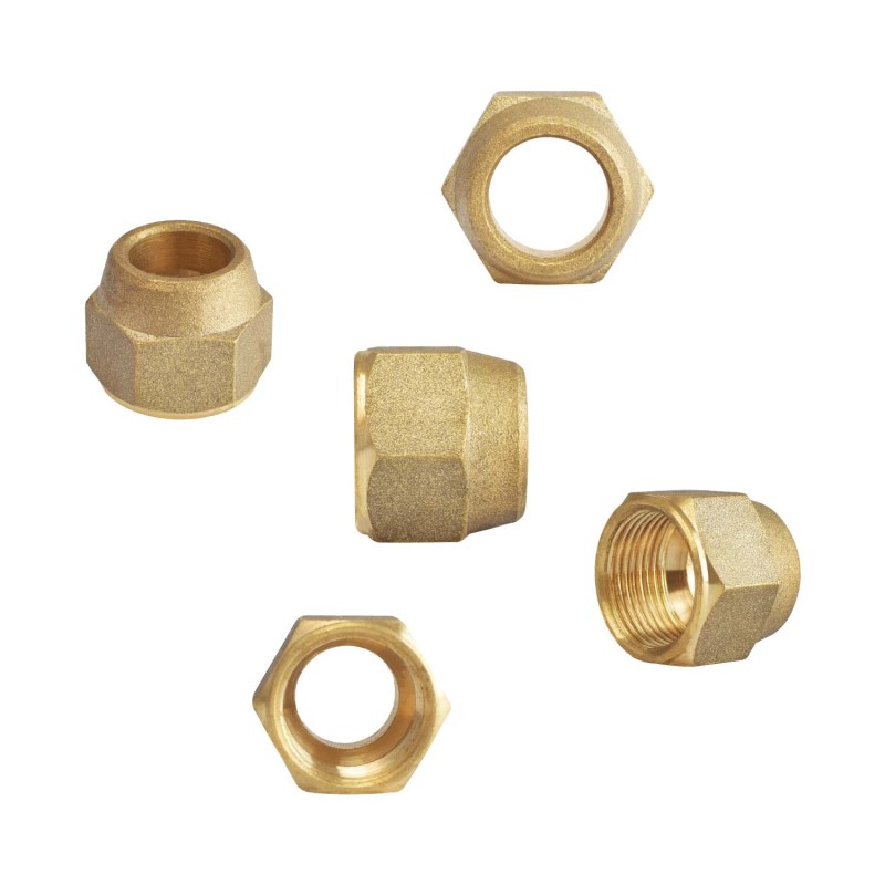 مهره برنجی طرح کستل سایز 3/8