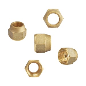 مهره برنجی طرح کستل سایز 3/8