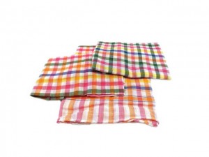 دستمال آشپزخانه پروا شطرنجی3عددی