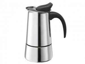 قهوه جوش اسپرسو ساز دستی استیل مدل ایتالیایی4کاپ