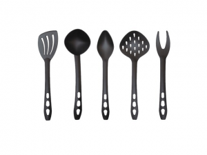 سرویس 5 پارچه کفگیر و ملاقه آیدا مشکی