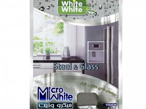 دستمال وایت اند وایت مخصوص استیل و شیشه