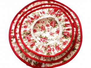 دمکنی 3 تیکه طرح گل رز