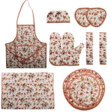 سرویس آشپزخانه 13 پارچه طرح گل