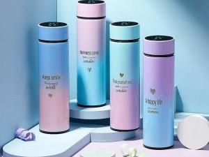 فلاسک هوشمند مدل آبرنگی گنجایش 0.5 لیتر