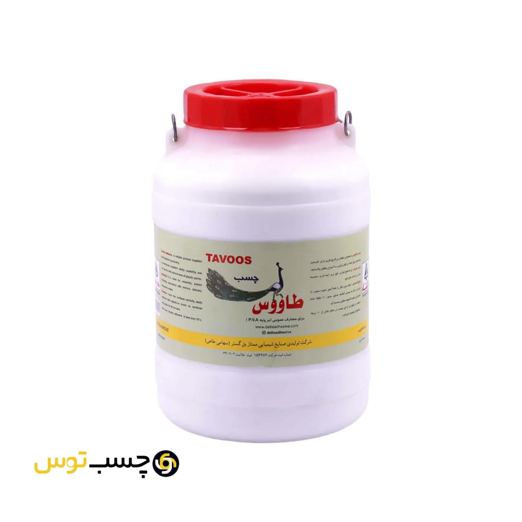 چسب چوب طاووس دلتا وزن 10 کیلوگرم