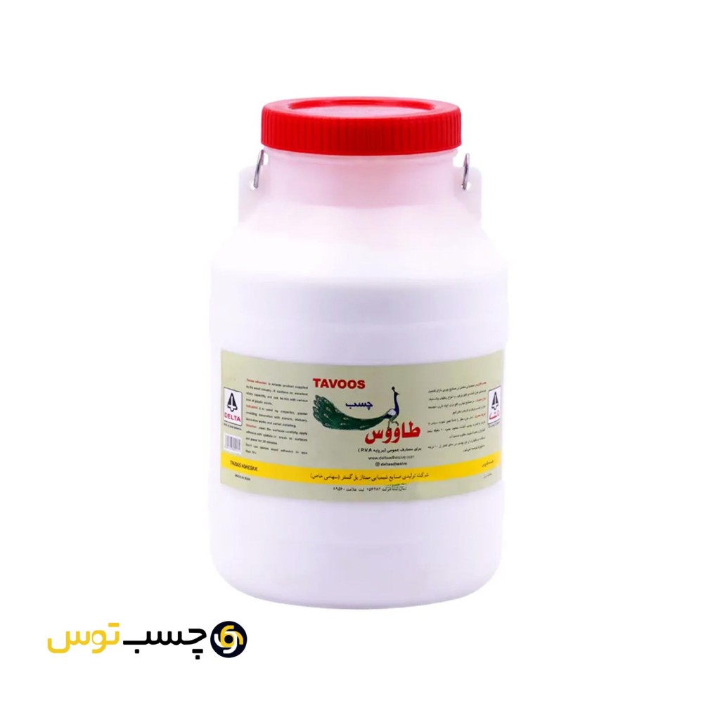 چسب چوب طاووس دلتا وزن 4 کیلوگرم