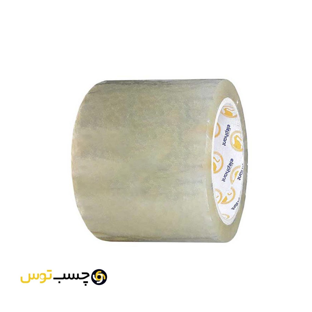 چسب نواری شفاف الفنت (elephant) پهنای 10 سانتی متر