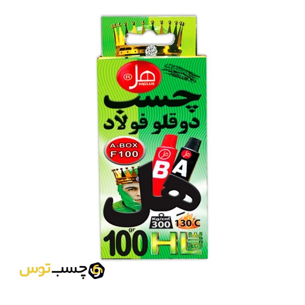 چسب دوقلو هل مدل A BOX F100 وزن 100 گرم