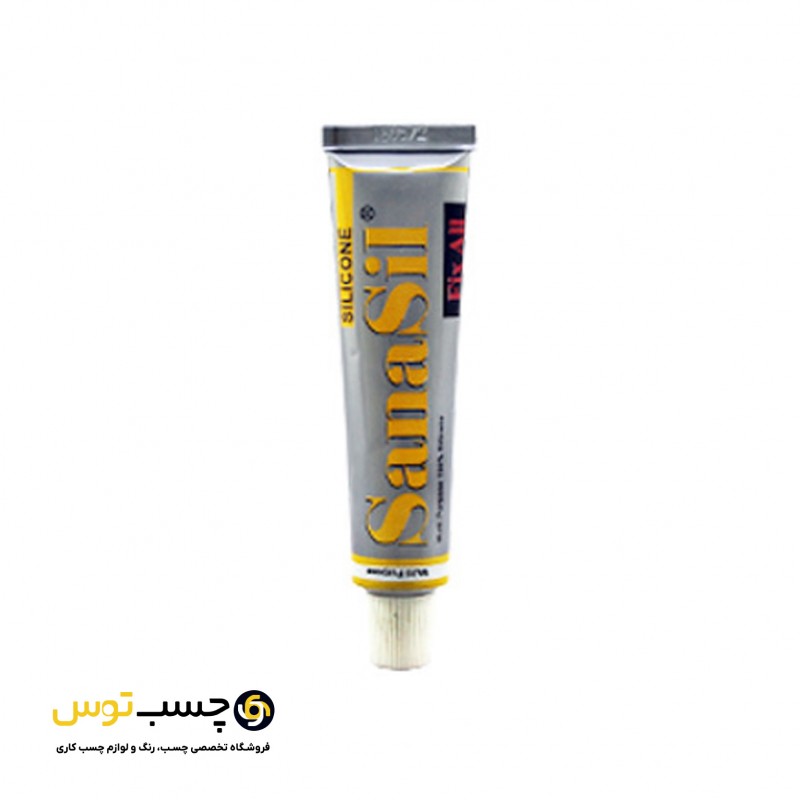 چسب سیلیکون درزگیر همه کاره پمادی استحکام مدل SanaSil