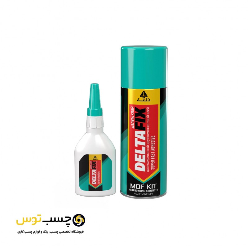 چسب 123 دلتا فیکس (سبز) حجم 400 میلی لیتر