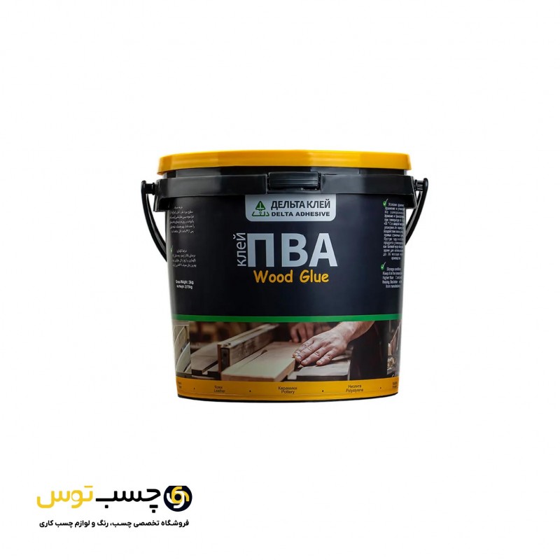 چسب چوب سوپر پلاس دلتا وزن 3 کیلوگرم