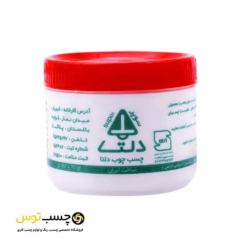 چسب چوب سوپر دلتا حجم 0.5 لیتر