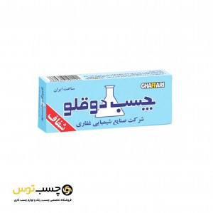 چسب دوقلوی همه کاره شفاف غفاری وزن 20 گرم