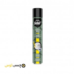 اسپری فوم Selsil مدل MONTAGE حجم 750 میلی لیتر