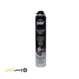 اسپری فوم گان خور Selsil مدل FAST CURING ADHESIVE حجم 750 میلی لیتر