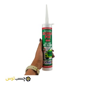 چسب سیلیکون واشر ساز سومافیکس مدل S257 حجم 280 میلی لیتر