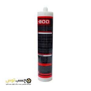 چسب سیلیکون L-800 شفاف وزن 300 گرم