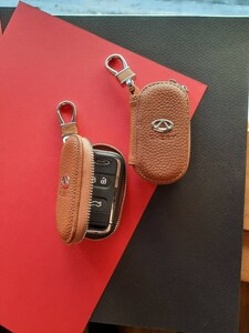 کیف ریموت چری تمام چرم قهوه ای