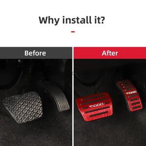 روپدالی استیل تیگو ( کاور روی پدال ترمز و گاز)