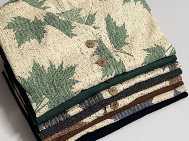 ست تونیک شلوار مدل برگ کانادایی