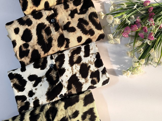 مانتو مخمل پلنگی