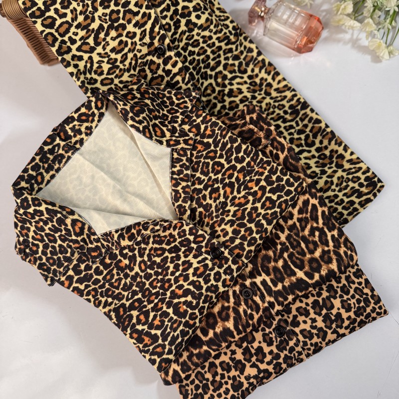 شومیز  مخمل پلنگی5