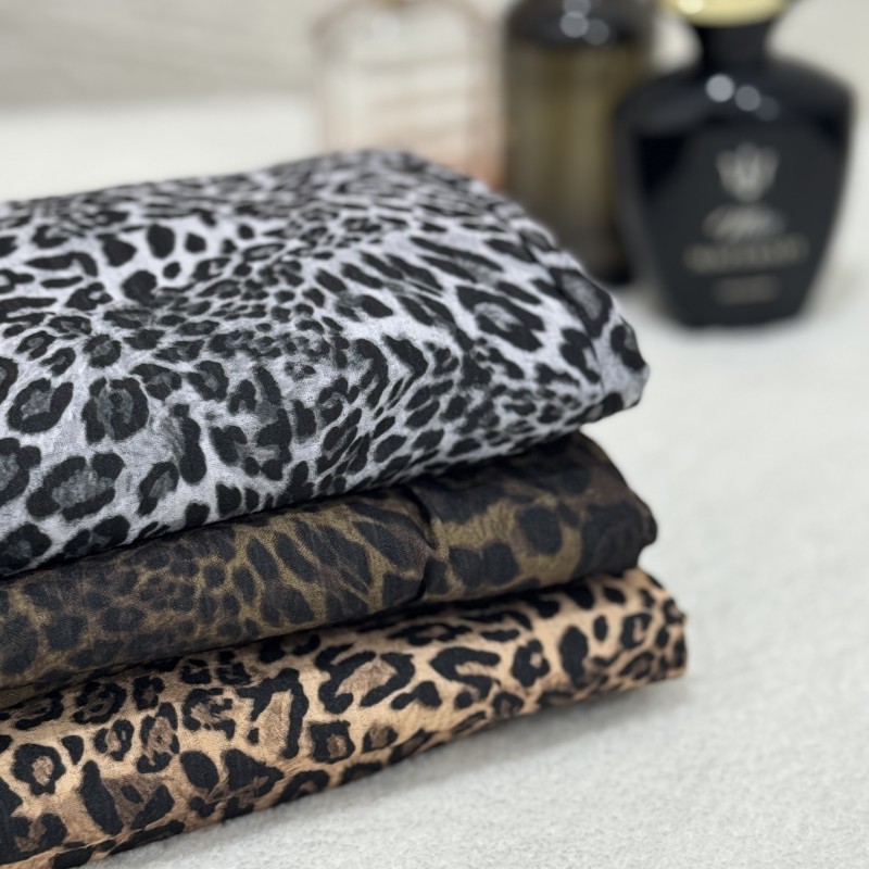 شلوار طرح پلنگی فری‌سایز | جنس کاملس، کمر کش، بدون چروک و آبرفت