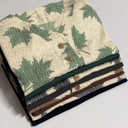 ست تونیک شلوار مدل برگ کانادایی