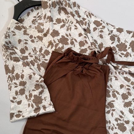 ست تونیک شلوار مدل دل بهاری