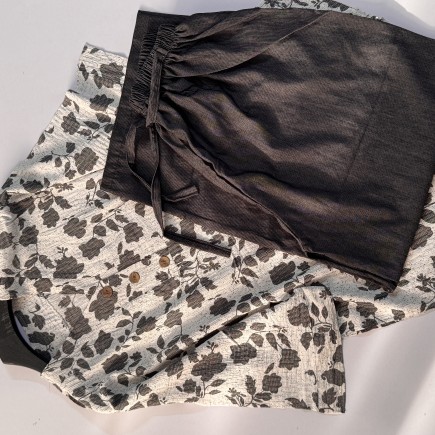 ست تونیک شلوار مدل دل بهاری