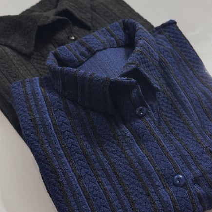 شومیز پلنگی اطلسی