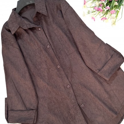 مانتو مخمل کبریتی