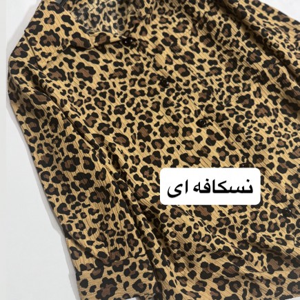 شومیز پلنگی گره ای