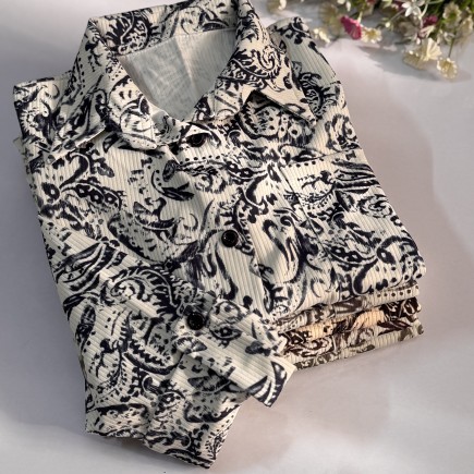 شومیز  پاییزه ترمه