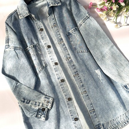 مانتو جین پاییزه