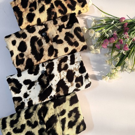 مانتو مخمل پلنگی