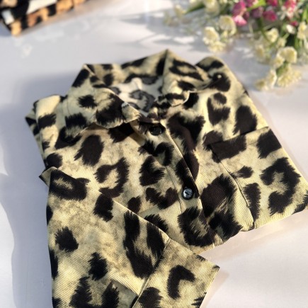 مانتو مخمل پلنگی