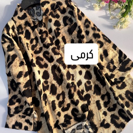 مانتو مخمل پلنگی