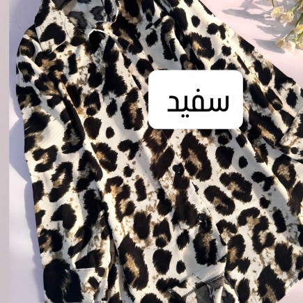 مانتو مخمل پلنگی